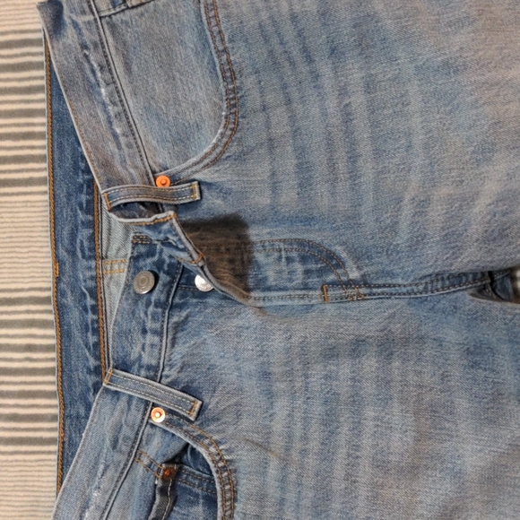Levi's 501 button fly - Women's 27X25 - light blue - Picture 2 of 7